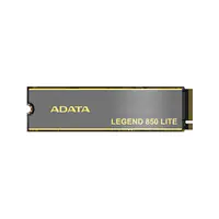 ADATA Legend 850 Lite - SSD - 500 GB - intern - M.2 2280 - PCIe 4.0 x4 (NVMe) - 256-Bit-AES - integrierter Kühlkörper