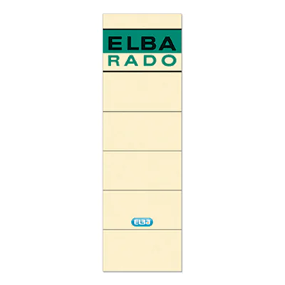 ELBA Ordneretikett 100420953 kurz/breit sk chamois 10 St./Pack.