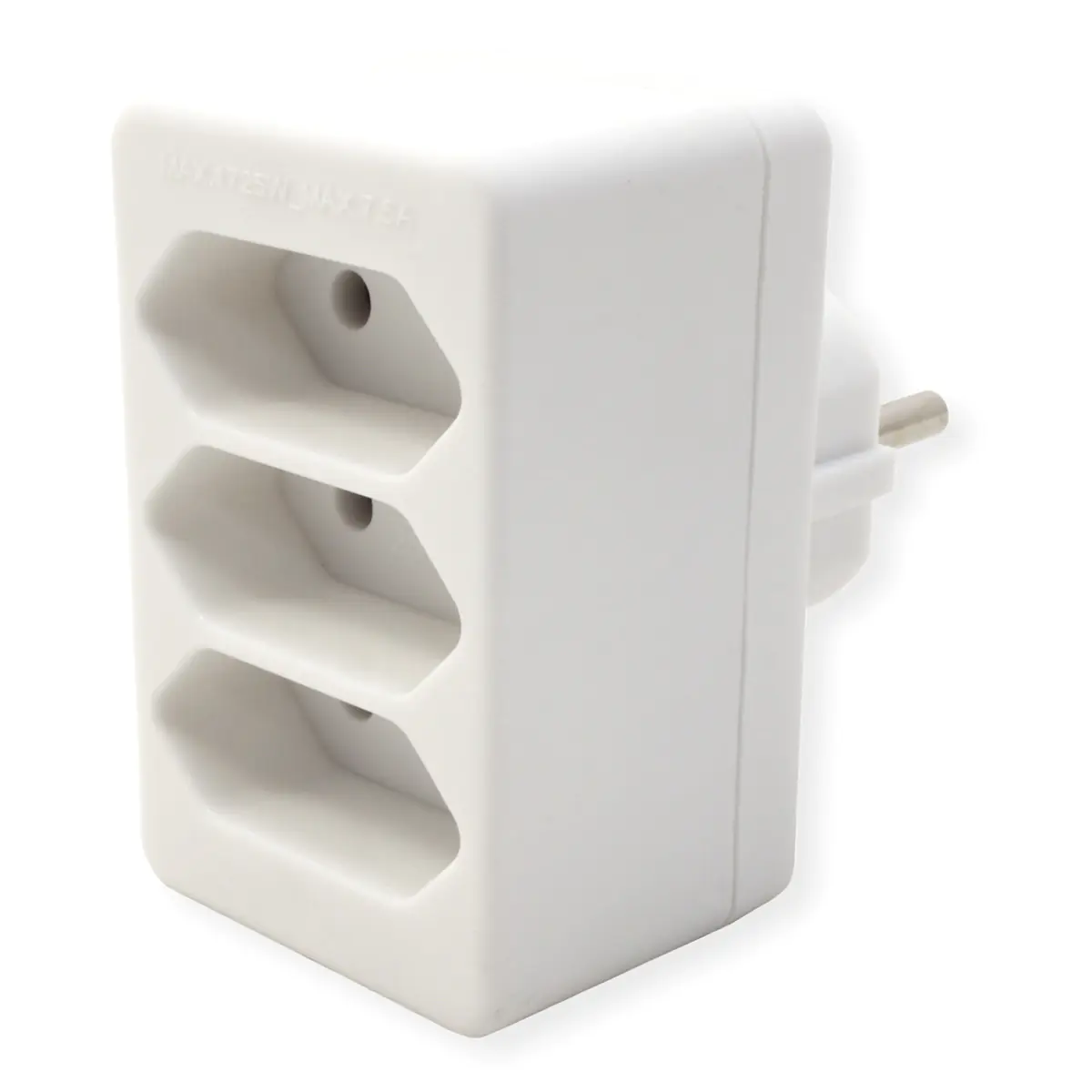 Bachmann Multistecker 3xEuro weiß 3x2.5A/230V 921.272