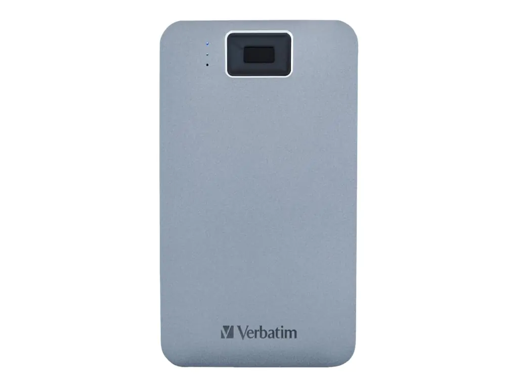 Verbatim Executive Fingerprint Secure - Festplatte - verschlüsselt - 1 TB - extern (tragbar) - USB 3.2 Gen 1 (USB-C Steckverbinder) - 256-Bit-AES