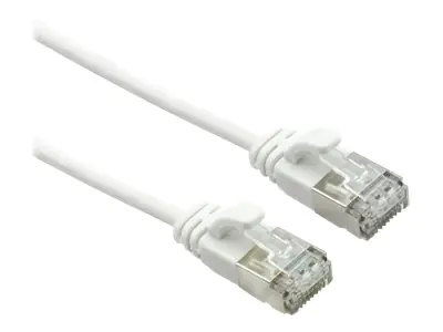 Roline - Patch-Kabel - RJ-45 (M) zu RJ-45 (M) - 5 m - U/FTP - CAT 6a - halogenfrei, geformt - weiß