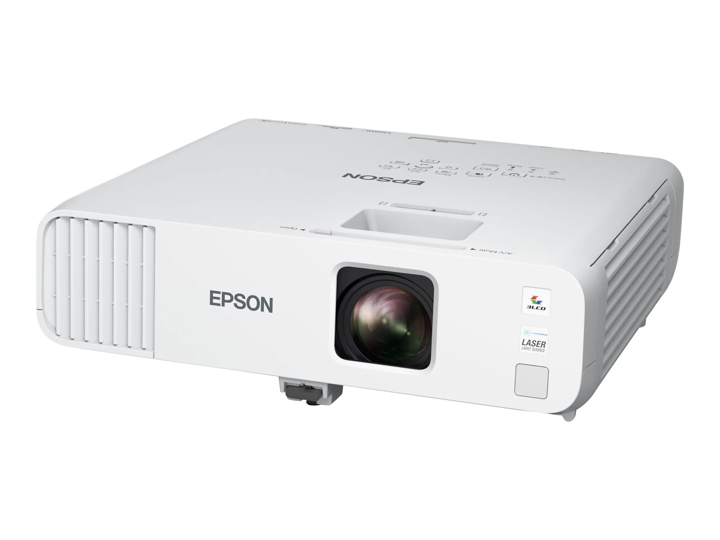 Epson EB-L200W - 3-LCD-Projektor - 4200 lm (weiß) - 4200 lm (Farbe) - WXGA (1280 x 800) - 16:10 - 720p - 802.11a/b/g/n wireless / LAN / Miracast Wi-Fi Display - weiß