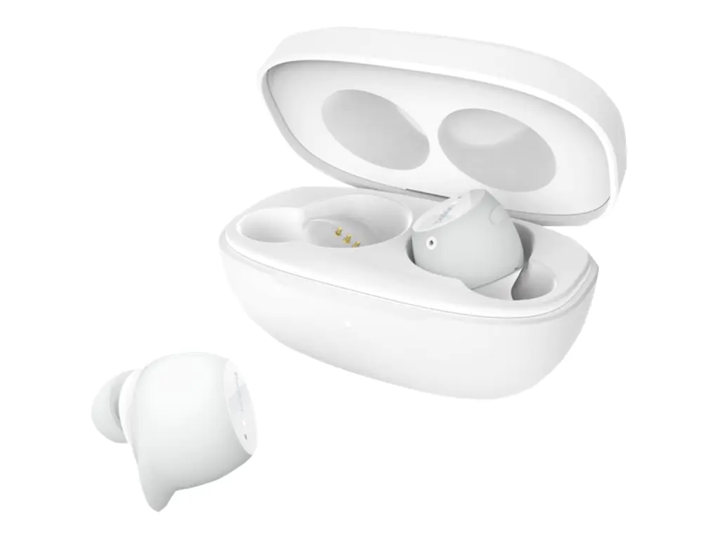 Belkin SoundForm Immerse - True Wireless-Kopfhörer mit Mikrofon - im Ohr - Bluetooth - aktive Rauschunterdrückung - weiß