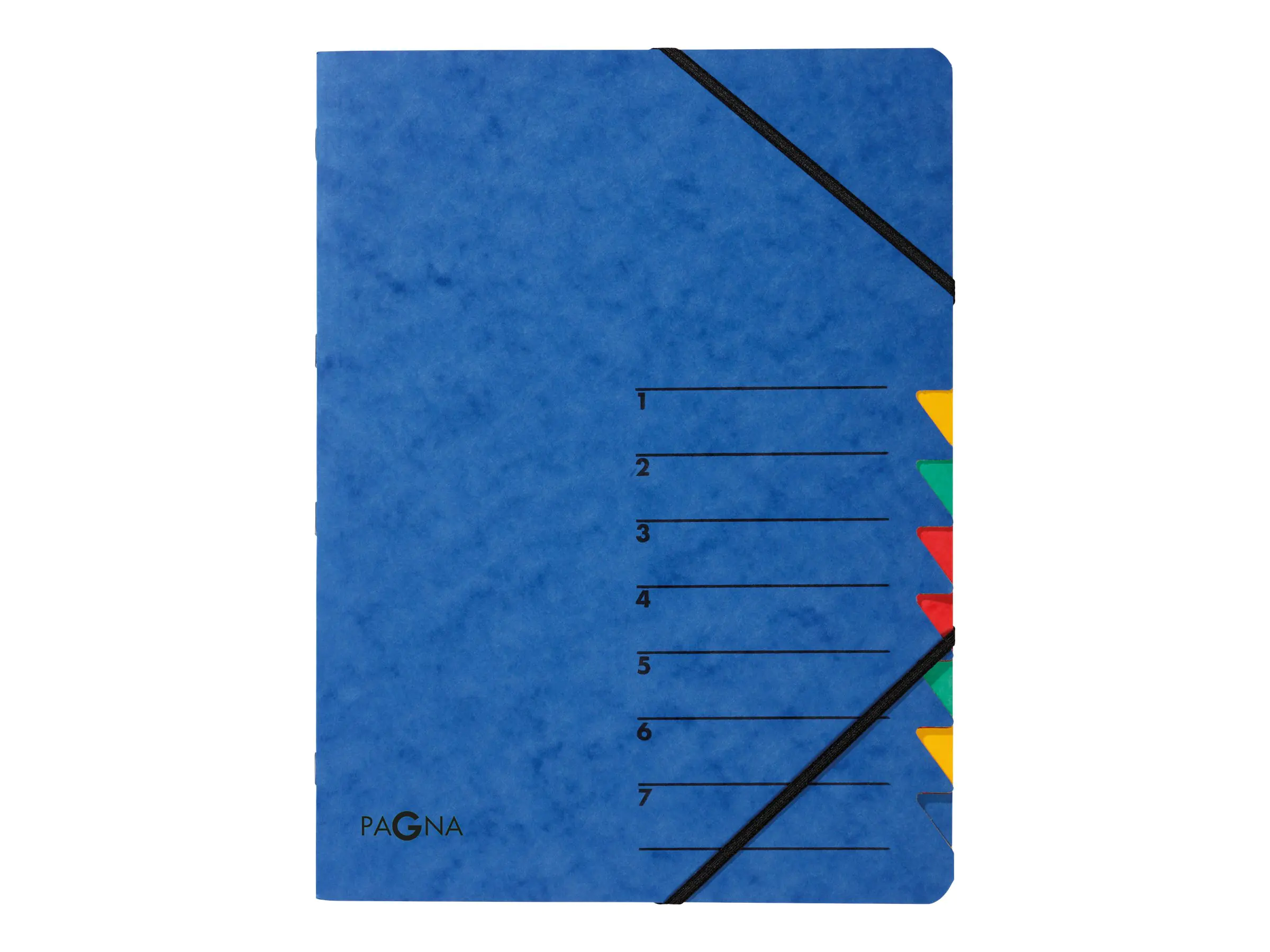 Pagna Office Easy - Gliederungsordner - 7 Fächer - 7 Teile - Rückenbreite: 4 mm - für A4 (210 x 297 mm) 24061-02