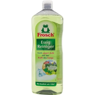 Frosch Essigreiniger nicht dermatologisch getestet frei von Mikroplastik 2,2 100 % Altplastik 1l