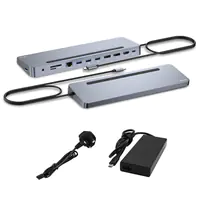 i-Tec 11-in-1 - Dockingstation - für Laptop, Tablet - USB-C / USB4 / Thunderbolt 3 / Thunderbolt 4 - 11-slot - 2 x DP, HDMI - 1GbE - 100 Watt