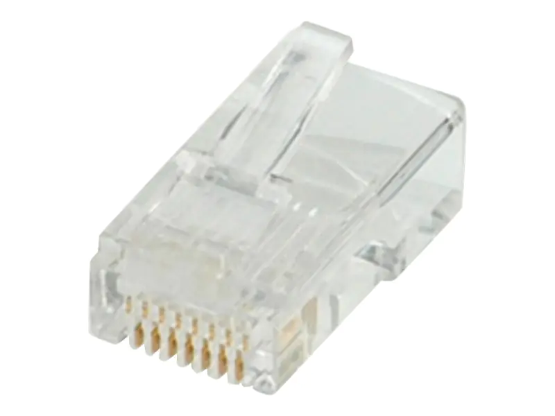 ROLINE Secomp - Netzwerkanschluss - RJ-45 (M) - UTP - CAT 5e (Packung mit 10) 12.01.1087