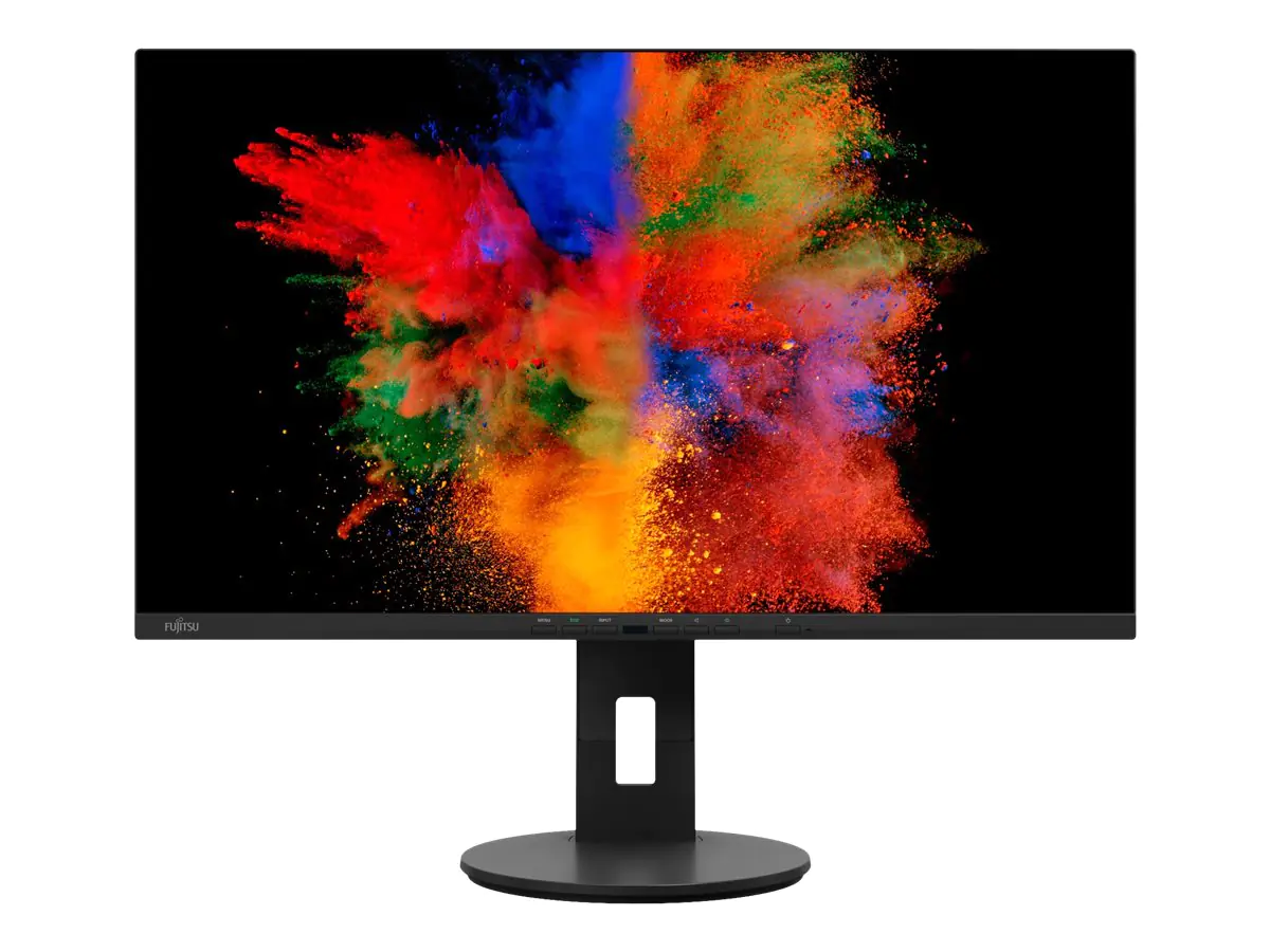 Fujitsu P2711 TS QHD - LED-Monitor - 68.5 cm (27") - 2560 x 1440 QHD - IPS - 350 cd/m² - 1000:1 - 5 ms - HDMI, DisplayPort, USB-C - Lautsprecher - Satin Black