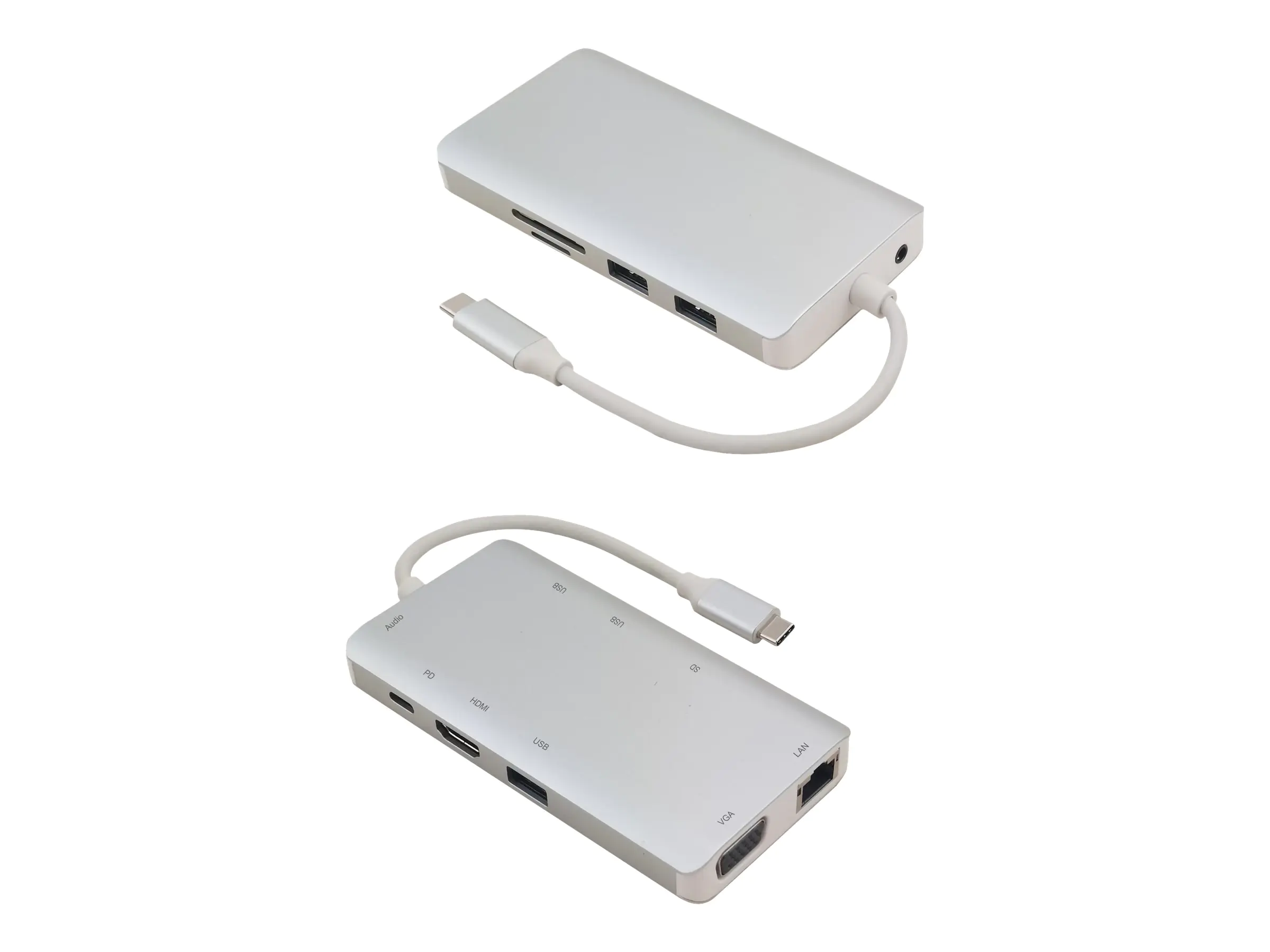 Helos Premium - Dockingstation - USB-C 3.1 - VGA, HDMI - 1GbE