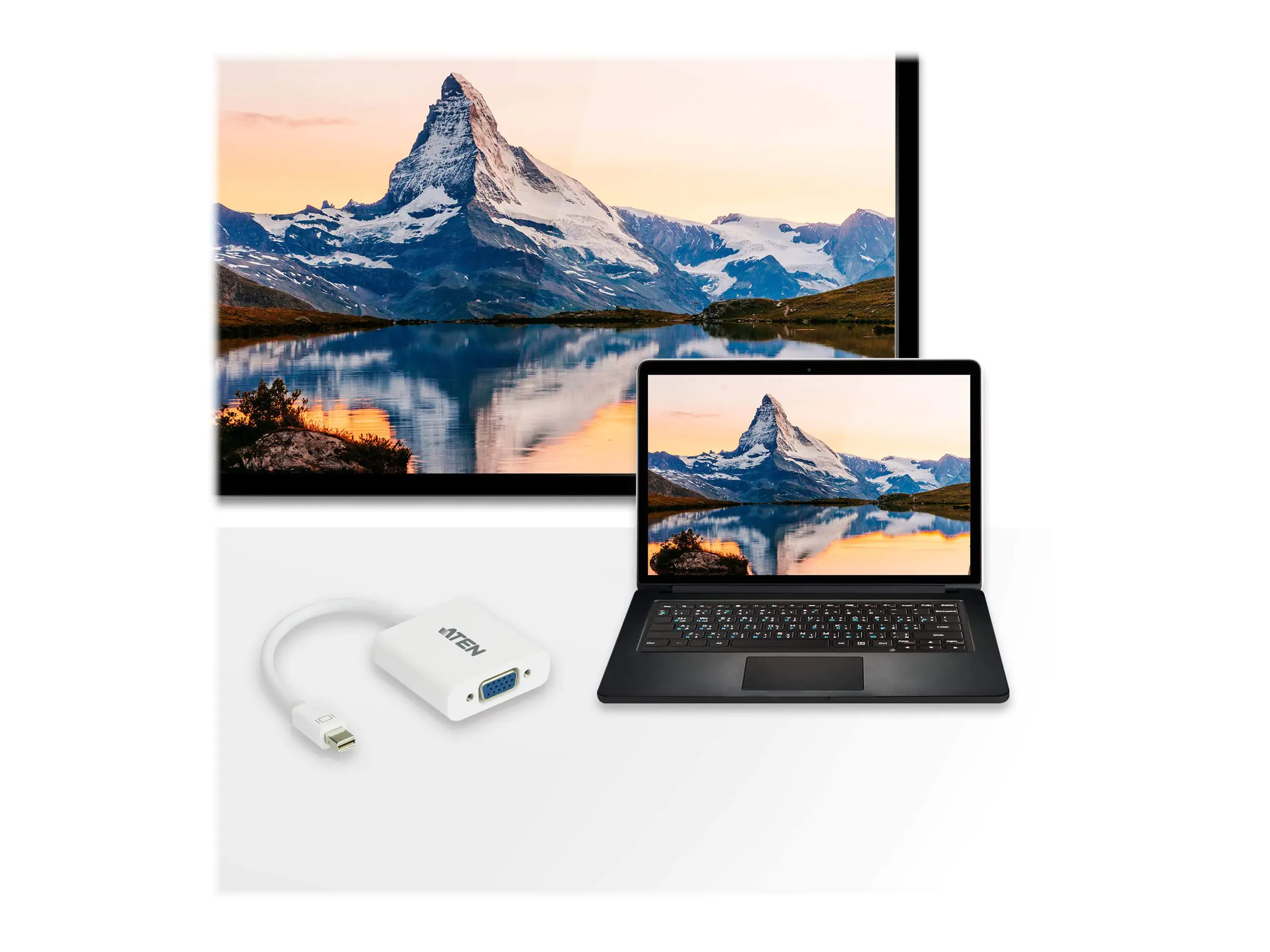 ATEN VC920 - Videokonverter - Mini DisplayPort - VGA