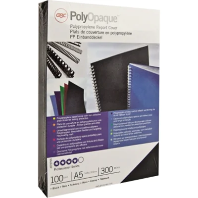 GBC Deckblatt PolyOpaque IB386800 DIN A4 PP blau 100 St./Pack.