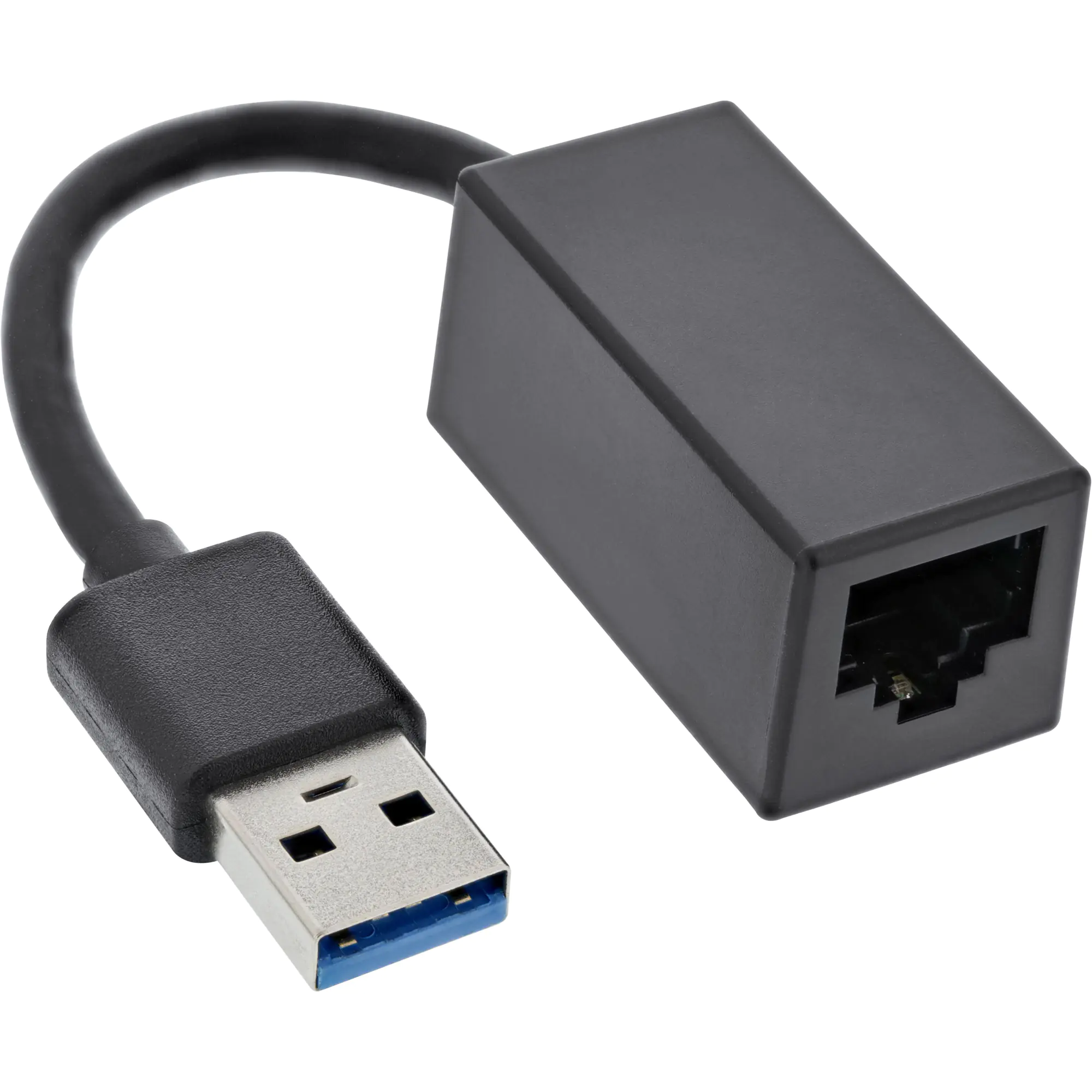 InLine - Netzwerkadapter - USB 3.0 - Gigabit Ethernet x 1 - Schwarz