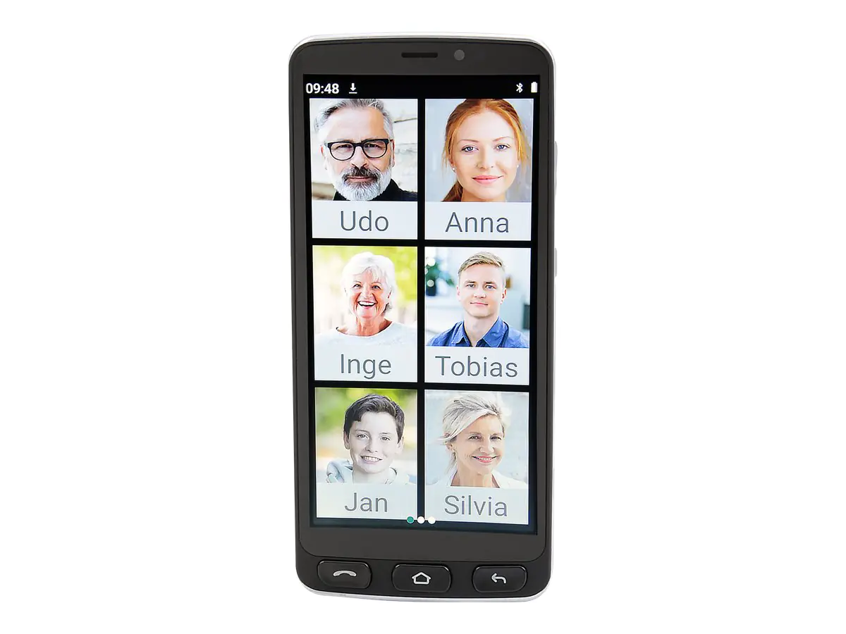 OLYMPIA Neo - 4G Smartphone - Dual-SIM - RAM 2 GB / Interner Speicher 16 GB - microSD slot - LCD-Anzeige - 5.5" - rear camera 8 MP - front camera 5 MP - Schwarz