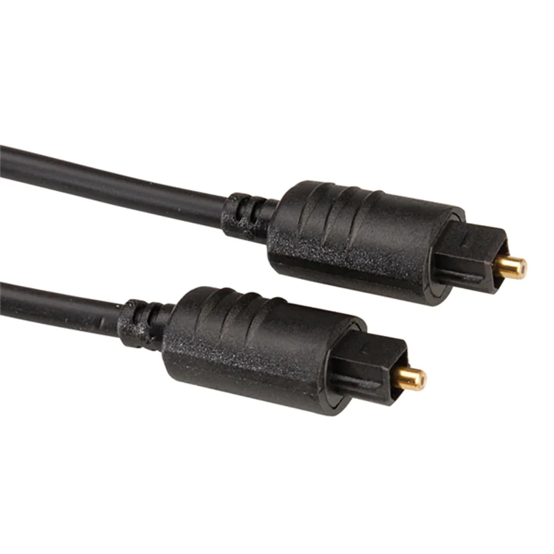Roline - Digitales Audio-Kabel (optisch) - TOSLINK männlich zu TOSLINK männlich - 2 m - Glasfaser - Schwarz