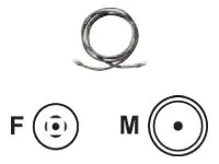 Lancom AirLancer Cable NJ-NP - Antennenkabel - Anschlußstück Serie N (W) LS61230