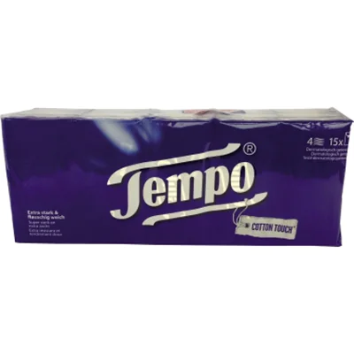 Tempo Taschentücher Klassik 4-lagig - 15 x 10 Tücher 144363