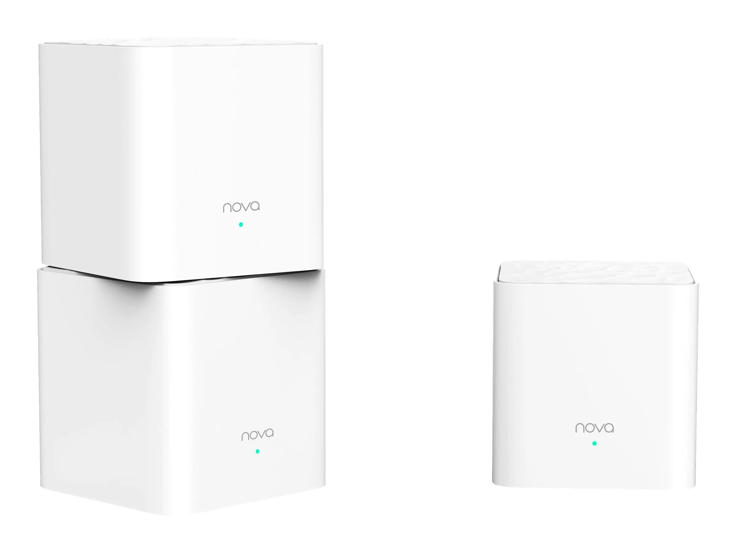 Tenda Nova MW3 - WLAN-System - (2 Router) - bis zu 300 qm - Netz - Wi-Fi 5 - Dual-Band