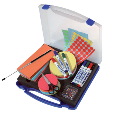 Franken Moderationskoffer Mini UMK 34,5x6x31cm 1.100Teile bl/tr