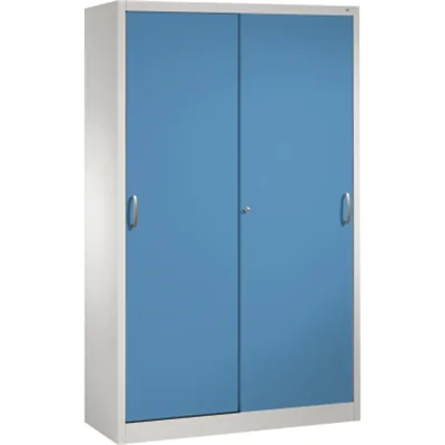 C+P Schwerlastschrank 2059002S10020 Schiebetür 1950x1200x500mm lgr/lbl