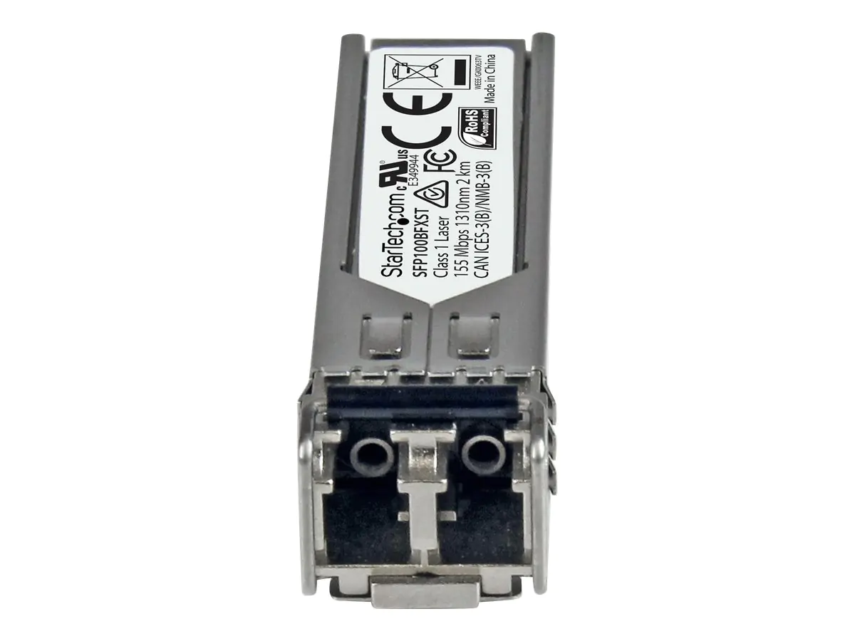 StarTech 100BASE-FX - 100 Mbit/s Transceiver - LC Fiber - MSA konform - 2 km - 100 Mbit/s SFP Modul - Multi Mode SFP - SFP (Mini-GBIC)-Transceiver-Modul - 100Mb LAN - 100Base-FX - LC Multi-Mode - bis zu 2 km - 1310 nm - für P/N: US100A20SFP