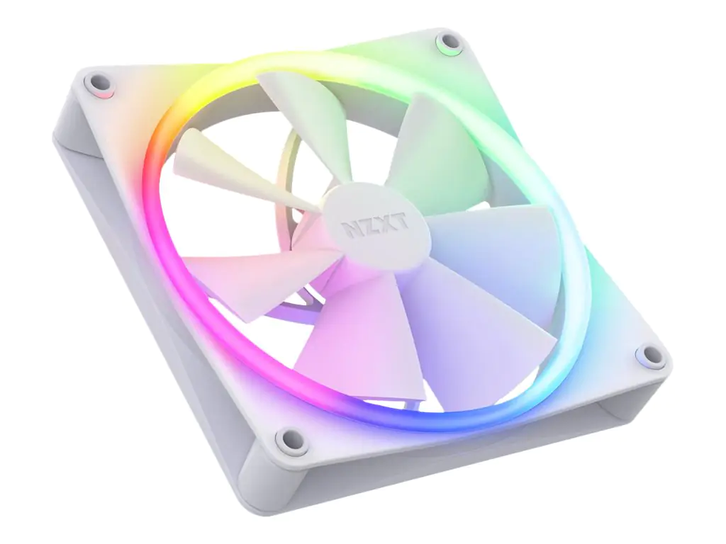 NZXT F Series F140 RGB Twin Pack - Gehäuselüfter - 140 mm - Mattes Weiß