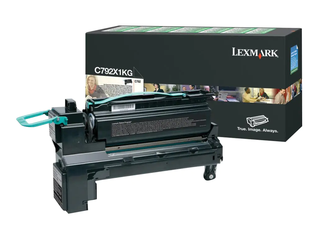 Lexmark - Besonders hohe Ergiebigkeit - Schwarz - Original - Tonerpatrone LCCP, LRP - für Lexmark C792, X792