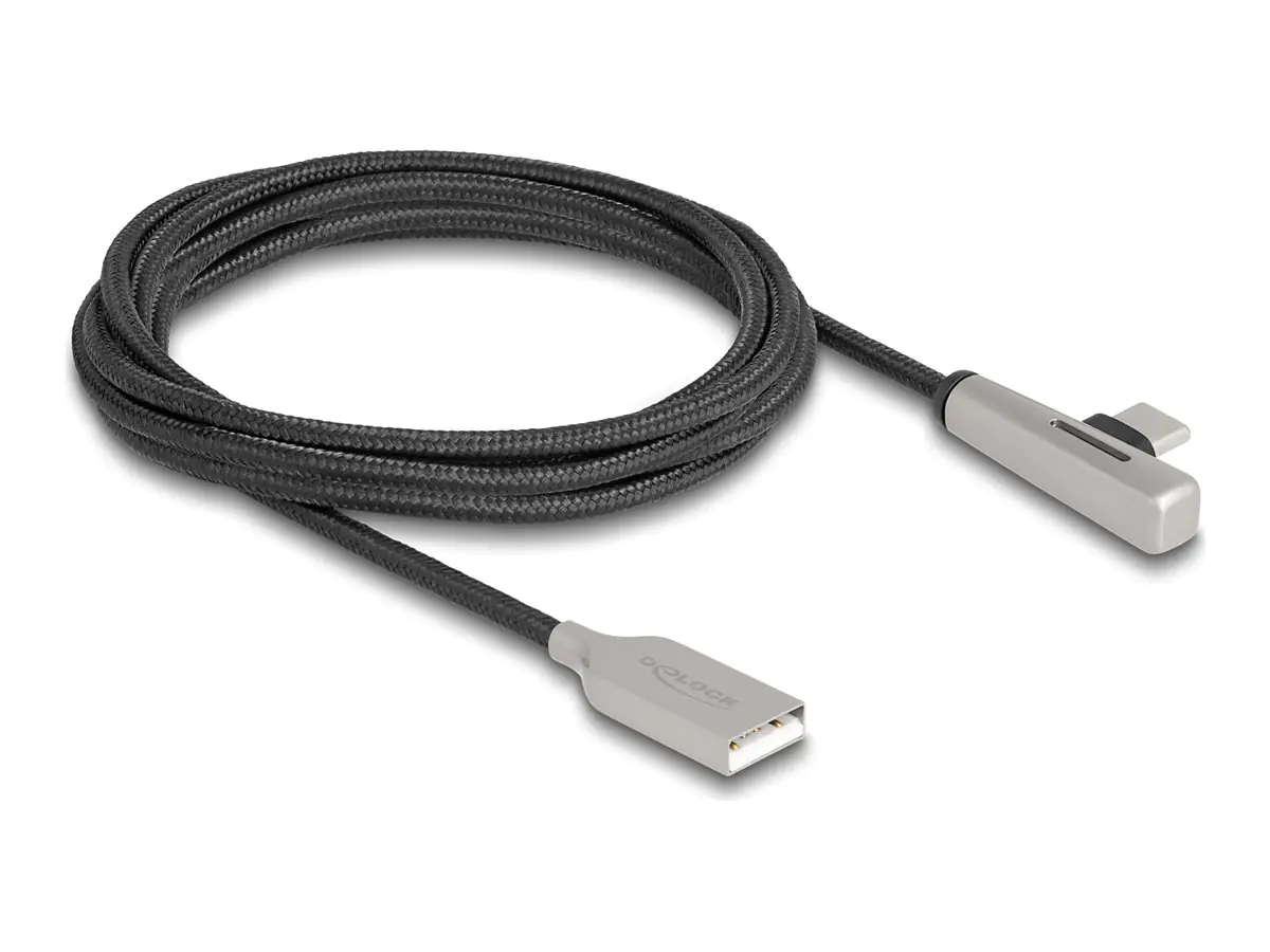 Delock USB-Kabel - USB (M) zu USB-C (M) gewinkelt