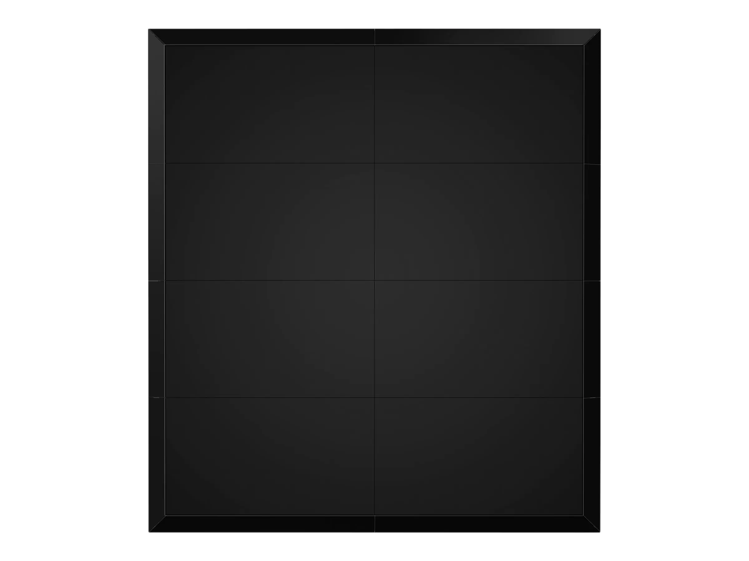 SMS SmartTrim L - Befestigungskit (Trimmpaneel) - für 2x4 Videowand - Schwarz, RAL 9005 - Bildschirmgröße: 139.7 cm (55") K705-003-1