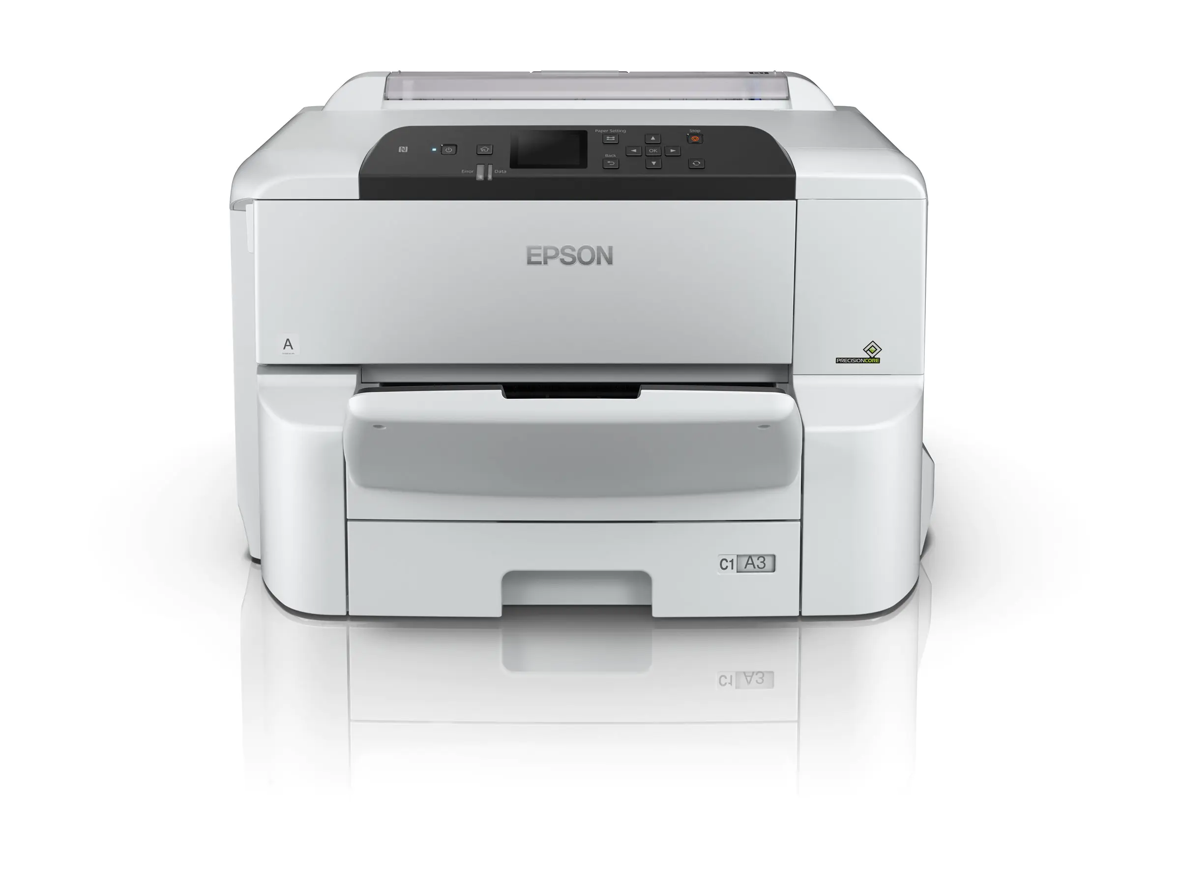 Epson WorkForce Pro WF-C8190DW BAM - Drucker - Farbe - Duplex - Tintenstrahl - A3 - 4800 x 1200 dpi - bis zu 24 Seiten/Min. (einfarbig)/bis zu 24 Seiten/Min. (Farbe) - Kapazität: 250 Blätter - Gigabit LAN, NFC, USB 3.0, Wi-Fi(ac)