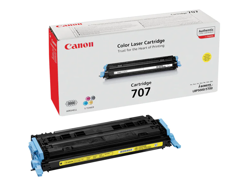 Canon 707Y - Gelb - original - Tonerpatrone 9421A004