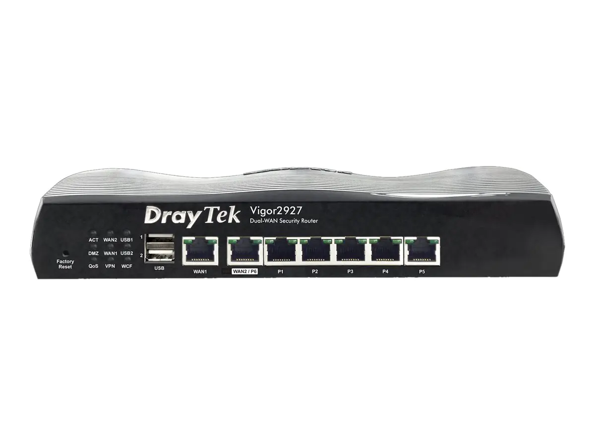 Draytek Vigor 2927 - Router Switch mit 6 Ports V2927-DE-AT-CH