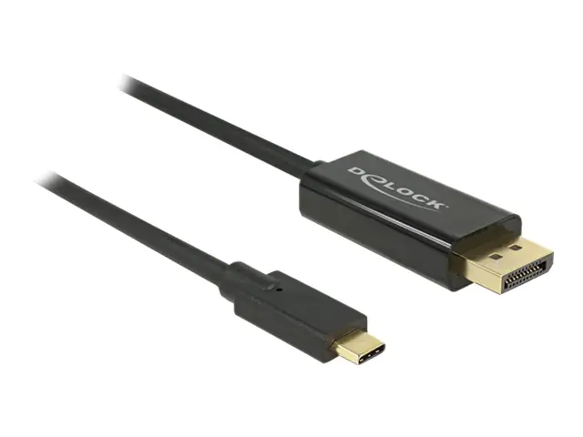 DeLOCK - Externer Videoadapter - USB-C - DisplayPort - Schwarz - retail