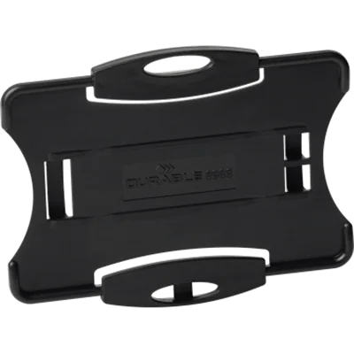 DURABLE Ausweishalter ECO 87 x 54 mm (B x H) Kunststoff, 80 % recycelt schwarz 10 St./Pack.