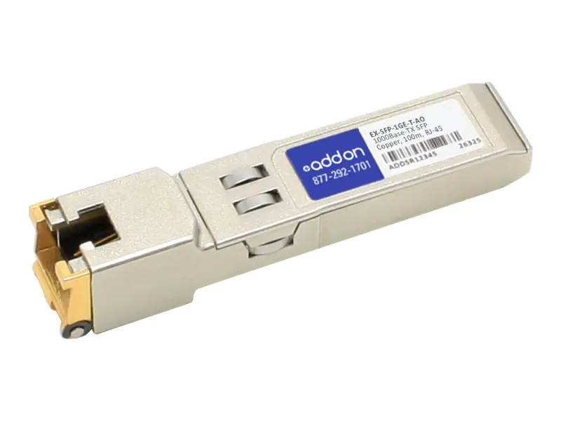 AddOn Juniper EX-SFP-1GE-T Compatible SFP Transceiver - SFP (Mini-GBIC)-