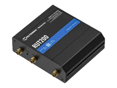 Teltonika RUT200 - Wireless Router - WWAN - Wi-Fi - 2,4 GHz - 4G, 2G, 3G - an DIN-Schiene montierbar