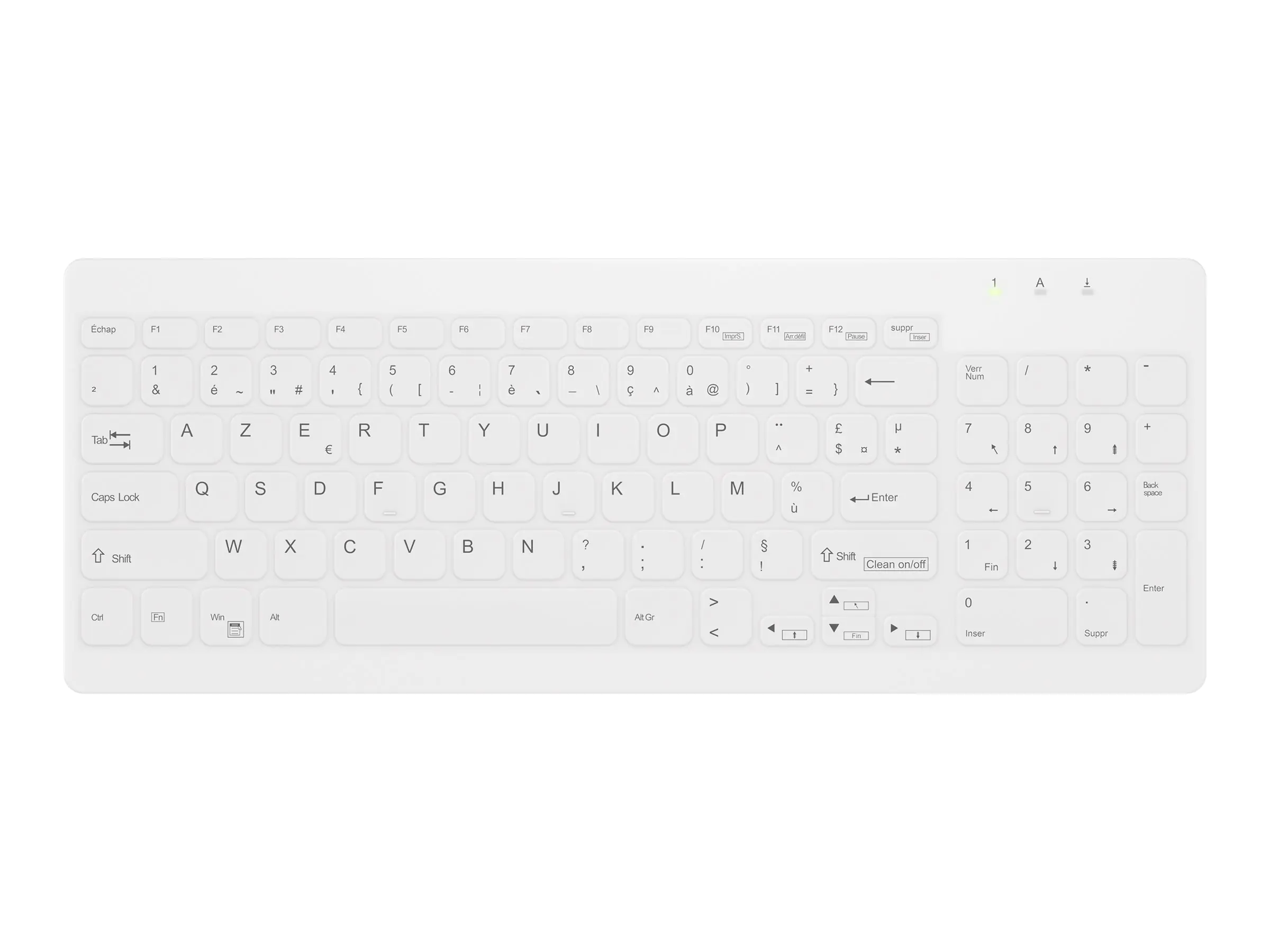 Cherry Contour Active Key QuickClean AK-C7012 - Tastatur