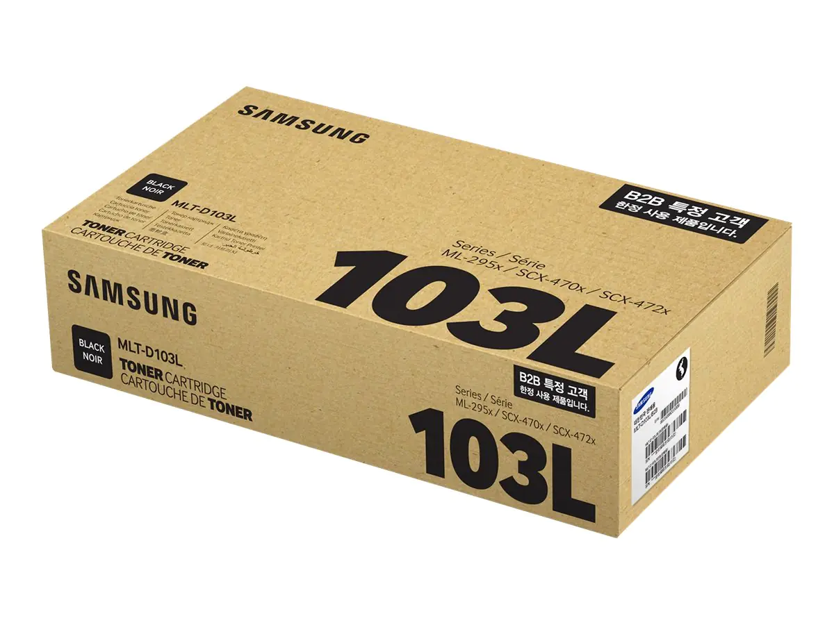 Samsung MLT-D103L - Hohe Ergiebigkeit - Schwarz - Original - Tonerpatrone (SU716A) - für Samsung ML-2950, 2951, 2955, 2956, SCX-4701, 4705, 4726, 4727, 4728, 4729, 4730
