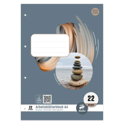 Format-X® Arbeitsblock Style DIN A4 kariert 80g/m² 50 Bl.