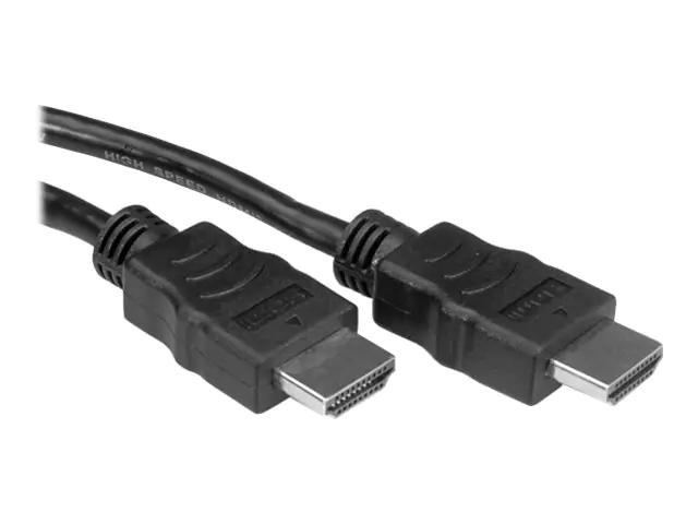VALUE - HDMI-Kabel mit Ethernet - HDMI männlich zu HDMI männlich - 3 m - abgeschirmt - Schwarz