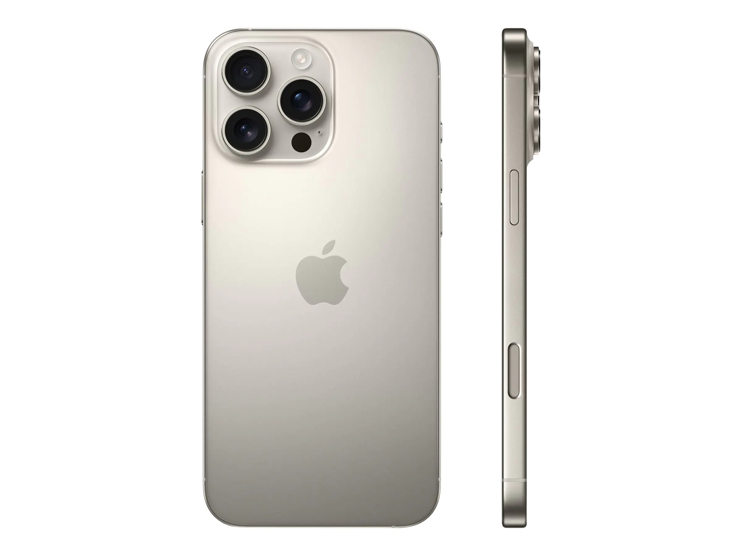 Apple iPhone 16 Pro - 5G Smartphone - Dual-SIM / Interner Speicher 1 TB - OLED-Display - 6.3" - 2622 x 1206 Pixel (120 Hz) - Triple-Kamera 48 MP, 48 MP, 12 MP - front camera 12 MP - Natural Titanium