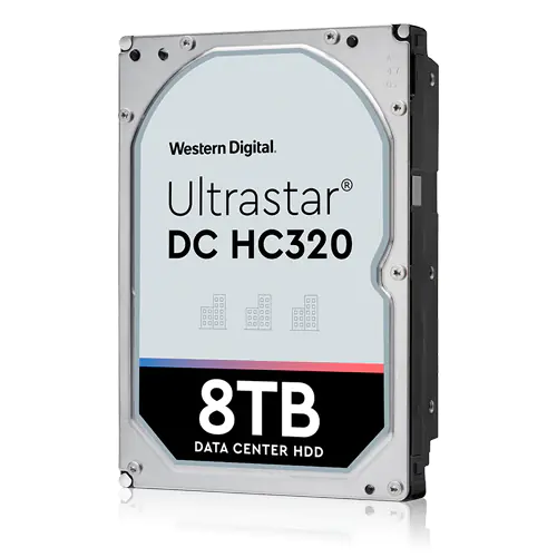 WD Ultrastar DC HC320 HUS728T8TL5204 - Festplatte - 8 TB - intern - 3.5" (8.9 cm) - SAS 12Gb/s - 7200 rpm - Puffer: 256 MB