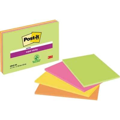Post-it Haftnotiz Meeting Notes 6845-SSP 203x152mm 4 St./Pack.
