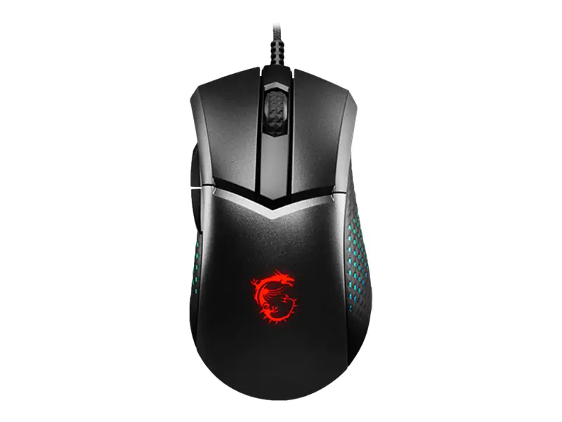 MSI Clutch GM51 - Maus - leicht - Für Rechtshänder - optisch - 6 Tasten - kabelgebunden - USB 2.0