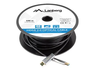 Lanberg Premium Hochgeschwindigkeit - HDMI-Kabel mit Ethernet - HDMI männlich zu HDMI männlich -