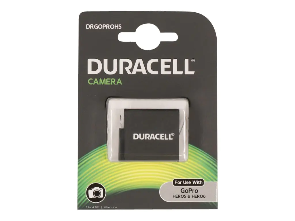 Duracell DRGOPROH5 - GoPro - 1250 mAh - 3,8 V - Lithium-Ion (Li-Ion) - 1 Stück(e)