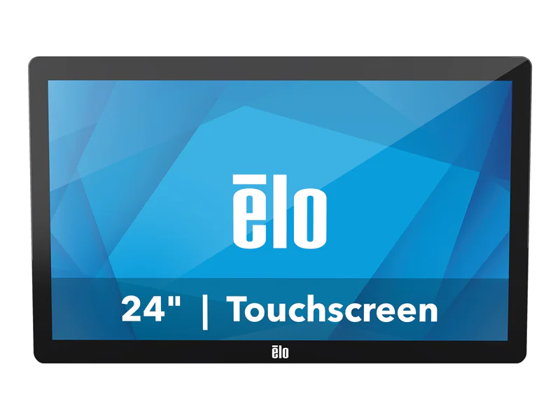 Elo 2402L - LCD-Monitor - 61 cm (24") (23.8" sichtbar) - Touchscreen - 1920 x 1080 Full HD (1080p) @ 60 Hz - 250 cd/m² - 1000:1 - 15 ms - HDMI, VGA - Lautsprecher - Schwarz