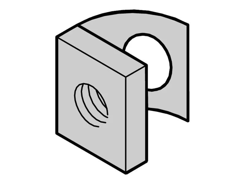 Schroff - Vorspannmutter für Rack - 48.3 cm (19") (Packung mit 50)