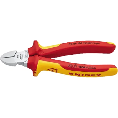 KNIPEX Seitenschneider 70 06 160 DIN ISO5749 VDE 160mm verchromt