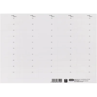 ELBA Beschriftungsschild 58 x 18 mm (B x H) 160g/m² Karton weiß 500 St./Pack.