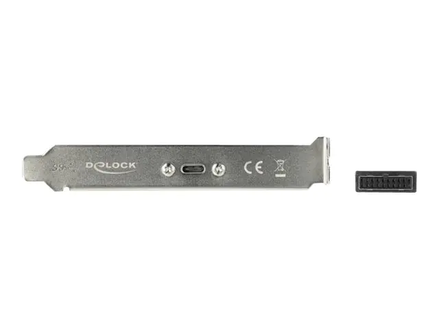 Delock Slot bracket - USB-Konsole - 19-poliger USB 3.0 Kopf (W) bis USB-C (W) - 89937